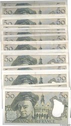 50 Francs QUENTIN DE LA TOUR Lot FRANCE  1976 F.67.lot TTB
