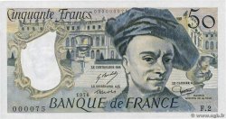 50 Francs QUENTIN DE LA TOUR Numéro spécial FRANCE  1976 F.67.01 UNC-
