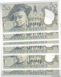 50 Francs QUENTIN DE LA TOUR Lot FRANCIA  1987 F.67.13 AU