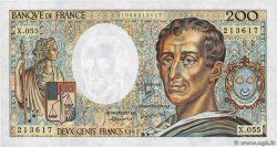 200 Francs MONTESQUIEU FRANCIA  1987 F.70.07 AU