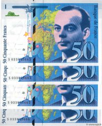 50 Francs SAINT-EXUPÉRY modifié Consécutifs FRANKREICH  1997 F.73.04