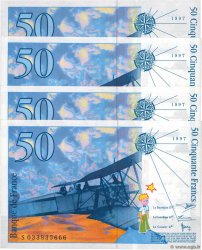 50 Francs SAINT-EXUPÉRY modifié Consécutifs FRANCE  1997 F.73.04 AU