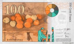 100 Francs CÉZANNE FRANCIA  1997 F.74.01 AU