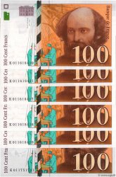 100 Francs CÉZANNE Lot FRANKREICH  1997 F.74.01
