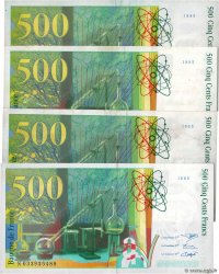 500 Francs PIERRE ET MARIE CURIE Lot FRANCE  1995 F.76.02 TTB à SUP