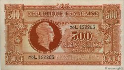 500 Francs MARIANNE fabrication anglaise FRANCE  1945 VF.11.01