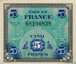 5 Francs DRAPEAU FRANCIA  1944 VF.17.01