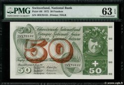 50 Francs SUISSE  1972 P.48l UNC-