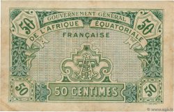 50 Centimes AFRIQUE ÉQUATORIALE FRANÇAISE  1917 P.01b MBC