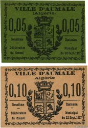 5 et 10 Centimes Lot ARGELIA Aumale 1917 K.179 et 180 SC+