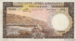 50 Livres  LIBANON  1952 P.059a