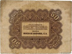 50 Centavos Spécimen MEXIQUE  1914 PS.183s TB