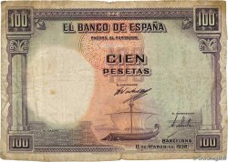 100 Pesetas Épreuve ESPAÑA  1938 P.090p RC