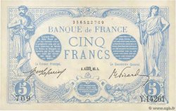 5 Francs BLEU FRANCE  1916 F.02.44 SUP+
