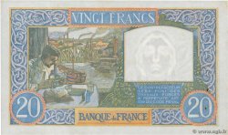 20 Francs TRAVAIL ET SCIENCE FRANCE  1941 F.12.14 pr.SPL