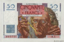 50 Francs LE VERRIER FRANCE  1946 F.20.01