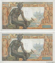 1000 Francs DÉESSE DÉMÉTER Lot FRANCE  1942 F.40.10 pr.NEUF