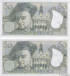 50 Francs QUENTIN DE LA TOUR Consécutifs FRANCIA  1978 F.67.03 EBC