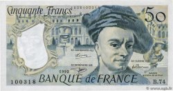 50 Francs QUENTIN DE LA TOUR FRANCIA  1992 F.67.19b