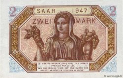 2 Mark SARRE FRANKREICH  1947 VF.45.01 fST+