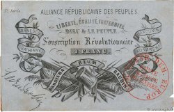 1 Franc FRANCE regionalism and various  1852  VF