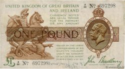 1 Pound ENGLAND  1917 P.351 VF-