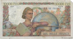 10000 Francs GÉNIE FRANÇAIS FRANCE  1946 F.50.08