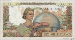10000 Francs GÉNIE FRANÇAIS FRANKREICH  1951 F.50.48 fS