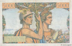 5000 Francs TERRE ET MER FRANCE  1952 F.48.06 pr.SUP