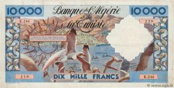 10000 Francs ARGELIA  1956 P.110 MBC