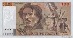100 Francs DELACROIX 442-1 & 442-2 FRANKREICH  1995 F.69ter.02c fST+