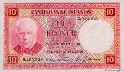 10 Kronur ISLAND  1948 P.33a fST+