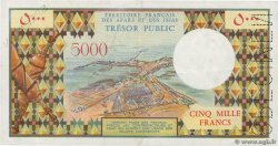 5000 Francs Spécimen FRENCH AFARS AND ISSAS  1975 P.35s EBC+