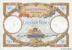 50 Francs LUC OLIVIER MERSON type modifié FRANCIA  1933 F.16.04 q.AU
