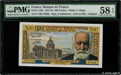 500 Francs VICTOR HUGO FRANCE  1958 F.35.09 AU
