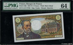 5 Francs PASTEUR FRANCE  1970 F.61.12 AU