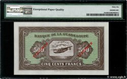 500 Francs Spécimen GUADELOUPE  1945 P.25s FDC