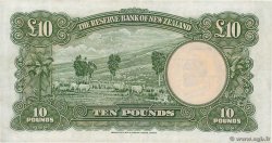 10 Pounds NEW ZEALAND  1956 P.161c VF