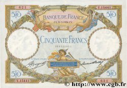 50 Francs LUC OLIVIER MERSON type modifié FRANCE  1934 F.16.05 VF+