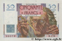 50 Francs LE VERRIER FRANCE  1951 F.20.18