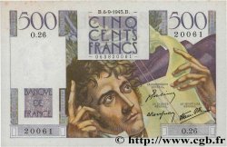 500 Francs CHATEAUBRIAND FRANCE  1945 F.34.02 SPL+