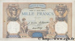 1000 Francs CÉRÈS ET MERCURE FRANCE  1929 F.37.03