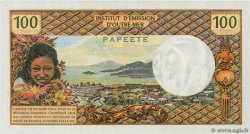 100 Francs TAHITI  1973 P.24b ST