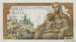 1000 Francs DÉESSE DÉMÉTER FRANCE  1943 F.40.15 NEUF