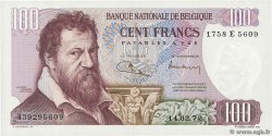 100 Francs BELGIUM  1972 P.134b UNC