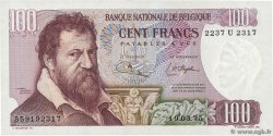 100 Francs BELGIUM  1975 P.134b UNC-