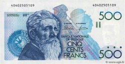 500 Francs BÉLGICA  1982 P.143a FDC