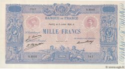 1000 Francs BLEU ET ROSE FRANKREICH  1926 F.36.43