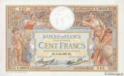 100 Francs LUC OLIVIER MERSON type modifié FRANCE  1937 F.25.04 pr.SPL