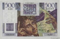 500 Francs CHATEAUBRIAND FRANCIA  1945 F.34.01 AU